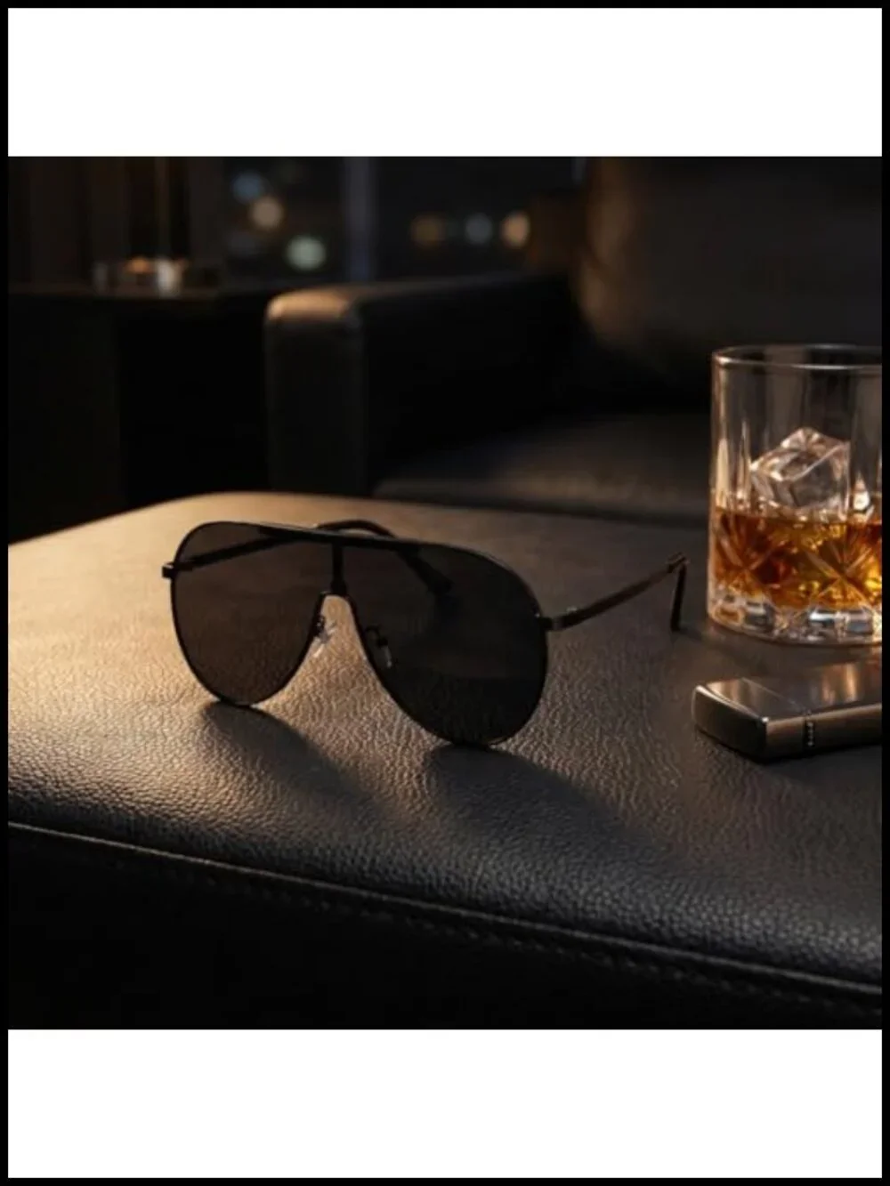 Unisex Pilot-Style Metal Sunglasses Double-Bridge Aviator UV400 Protection